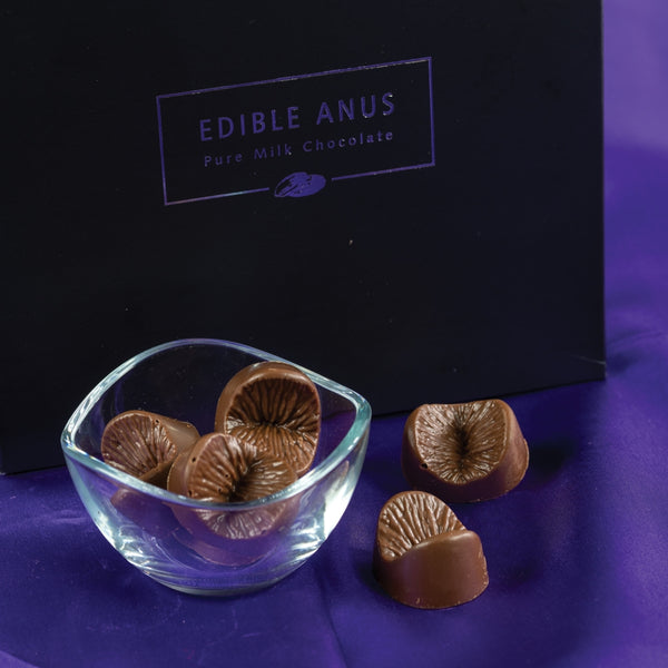 Edible chocolate anus bum hole gift novelty adult tacky