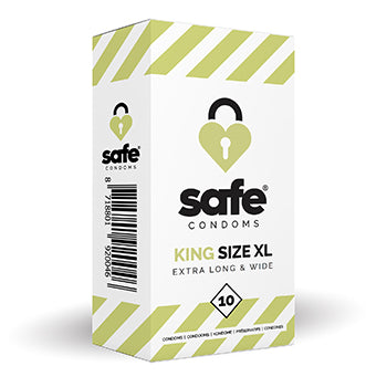 SAFE - CONDOMS - KING SIZE XL 5pcs & 10 pcs