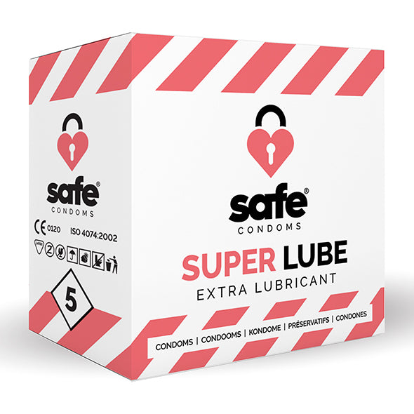 SAFE - CONDOMS - EXTRA LUBRICANT 5pcs, 10pcs or 36pcs