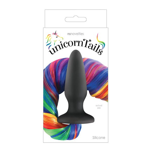 Unicorn Tail - Rainbow pride butt plug