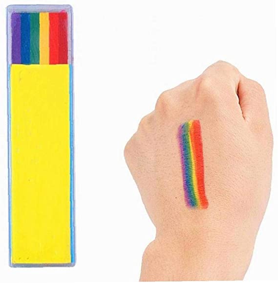 Rainbow pride Body Painting Painting Makeup Paint Rainbow  Face Paint