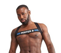 Mister B Urban Club harness X-back Striped Blue