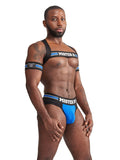 Mister B Urban Club harness X-back Striped Blue