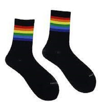 RAINBOW SOCKS IN BLACK OR WHITE