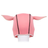 Pig Hood Gimp Mask Bondage BDSM Neoprene Dirty Animal Play Cosplay Pink UK