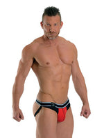 Mister B URBAN Manhattan Jockstrap Red Black