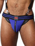 CELLBLOCK13 Mens Axiom Zipper Jockstrap, Smooth Polyester, Butt Lifting, Gay Int