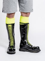 Mister B Shoe Laces Neon Yellow 10 and 20 holes