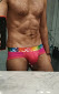 Hot Underwears Men's Shorts Briefs Sexy Mesh breathable Male rainbow colours