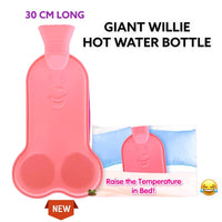 Willy Hot Water Bottle Natural Rubber Joke Funny Adult Gift Penis Shape Naughty