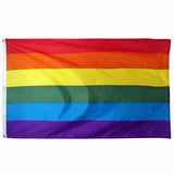 Rainbow Flag 3x5 FT 90x150cm Polyester Lesbian Gay Pride LGBT